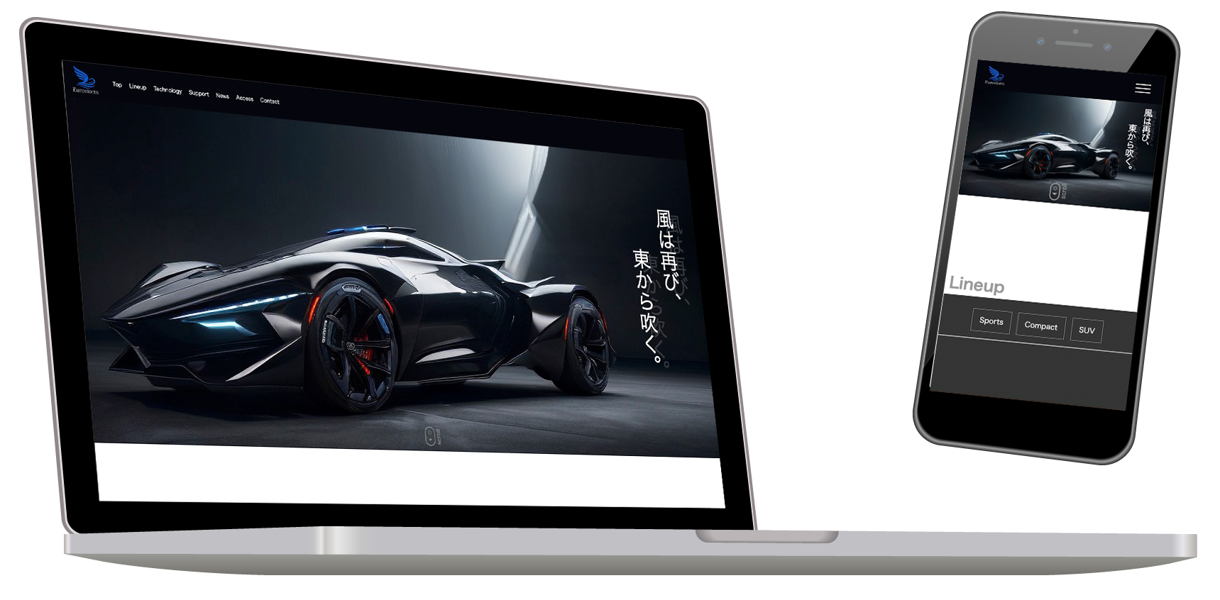 自主制作サイトeurostorm画像